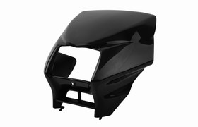 MASCARA CUBRE OPTICA HONDA NXR 125/XR 125 BROS NEGRO MTC [C80098]